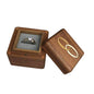 Wooden Engagement Ring Box Handcrafted Marquetry Box